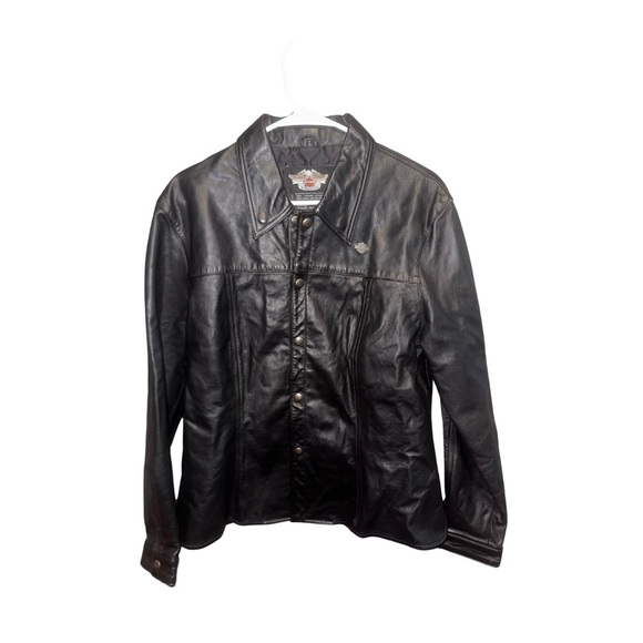 Harley-Davidson Black Leather Jacket - Picture 2 of 7